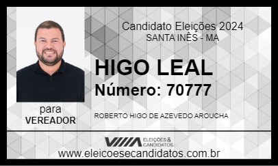 Candidato HIGO LEAL 2024 - SANTA INÊS - Eleições