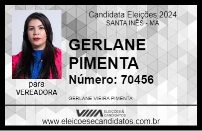 Candidato GERLANE PIMENTA 2024 - SANTA INÊS - Eleições