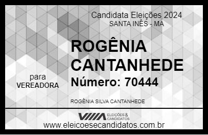 Candidato ROGÊNIA CANTANHEDE 2024 - SANTA INÊS - Eleições