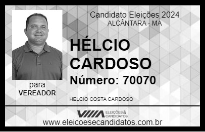 Candidato HÉLCIO CARDOSO 2024 - ALCÂNTARA - Eleições