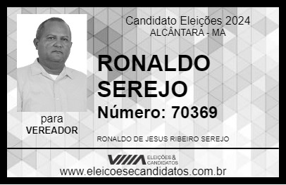 Candidato RONALDO SEREJO 2024 - ALCÂNTARA - Eleições