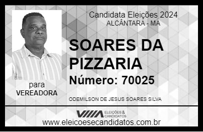 Candidato SOARES DA PIZZARIA 2024 - ALCÂNTARA - Eleições