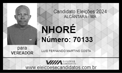 Candidato NHORÉ 2024 - ALCÂNTARA - Eleições