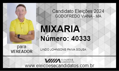 Candidato MIXARIA 2024 - GODOFREDO VIANA - Eleições