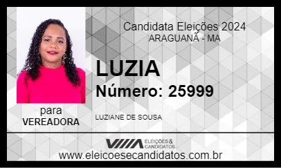 Candidato LUZIA 2024 - ARAGUANÃ - Eleições