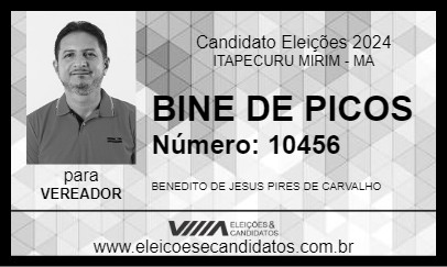 Candidato BINE DE PICOS 2024 - ITAPECURU MIRIM - Eleições