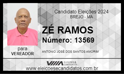 Candidato ZÉ RAMOS 2024 - BREJO - Eleições