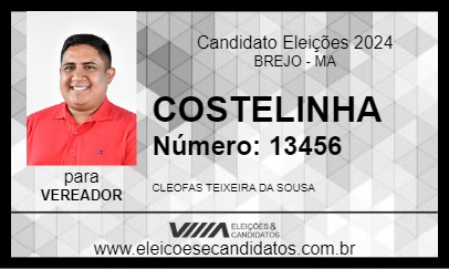 Candidato COSTELINHA 2024 - BREJO - Eleições