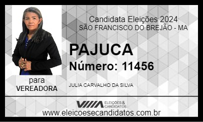 Candidato PAJUCA 2024 - SÃO FRANCISCO DO BREJÃO - Eleições