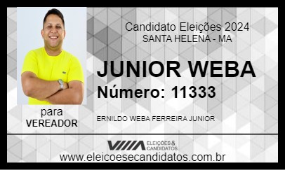 Candidato JUNIOR WEBA 2024 - SANTA HELENA - Eleições