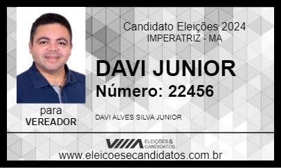 Candidato DAVI JUNIOR 2024 - IMPERATRIZ - Eleições