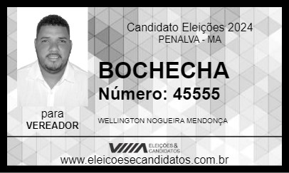 Candidato BOCHECHA 2024 - PENALVA - Eleições