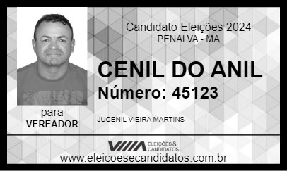 Candidato CENIL DO ANIL 2024 - PENALVA - Eleições