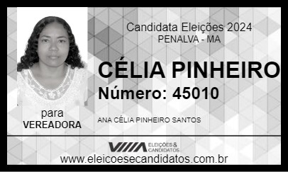 Candidato CÉLIA PINHEIRO 2024 - PENALVA - Eleições