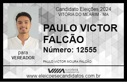 Candidato PAULO VICTOR FALCÃO 2024 - VITÓRIA DO MEARIM - Eleições