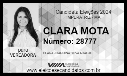 Candidato CLARA MOTA 2024 - IMPERATRIZ - Eleições