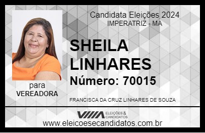 Candidato SHEILA LINHARES 2024 - IMPERATRIZ - Eleições