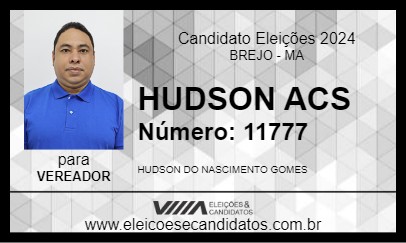 Candidato HUDSON ACS 2024 - BREJO - Eleições