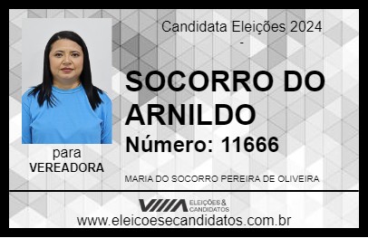 Candidato SOCORRO DO ARNILDO 2024 - BREJO - Eleições