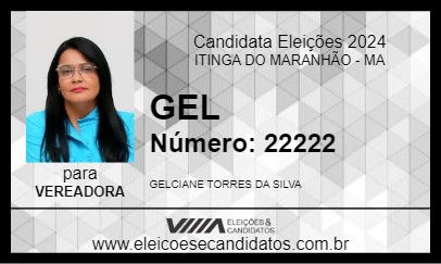 Candidato GEL 2024 - ITINGA DO MARANHÃO - Eleições