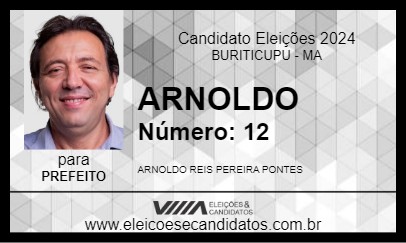 Candidato ARNOLDO 2024 - BURITICUPU - Eleições