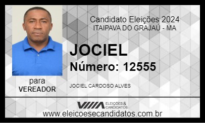 Candidato JOCIEL 2024 - ITAIPAVA DO GRAJAÚ - Eleições