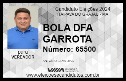 Candidato BOLA DA GARROTA 2024 - ITAIPAVA DO GRAJAÚ - Eleições