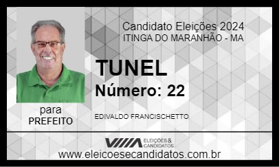 Candidato TUNEL 2024 - ITINGA DO MARANHÃO - Eleições