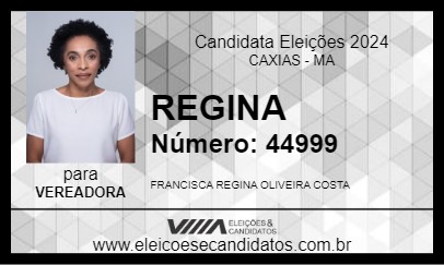 Candidato REGINA 2024 - CAXIAS - Eleições