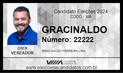 Candidato GRACINALDO 2024 - CODÓ - Eleições