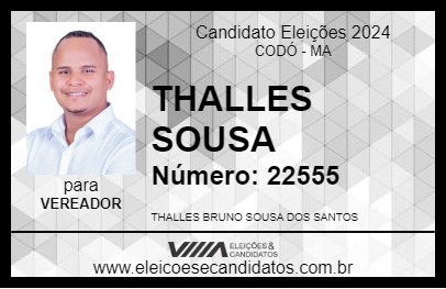 Candidato THALLES SOUSA 2024 - CODÓ - Eleições