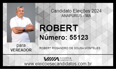 Candidato ROBERT 2024 - ANAPURUS - Eleições