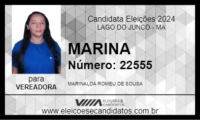 Candidato MARINA 2024 - LAGO DO JUNCO - Eleições