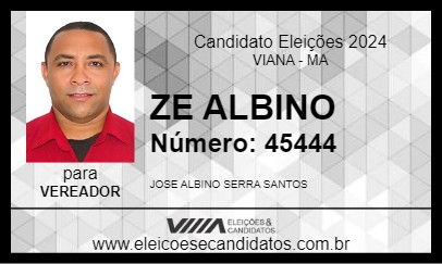 Candidato ZE ALBINO 2024 - VIANA - Eleições