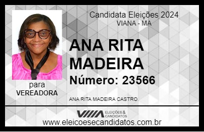 Candidato ANA RITA MADEIRA 2024 - VIANA - Eleições