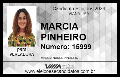 Candidato MARCIA PINHEIRO 2024 - VIANA - Eleições