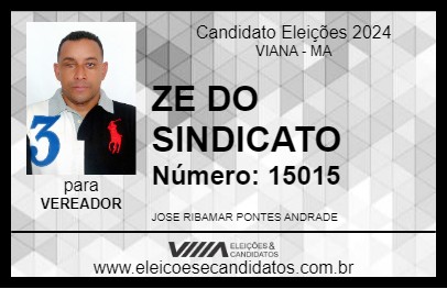 Candidato ZE DO SINDICATO 2024 - VIANA - Eleições