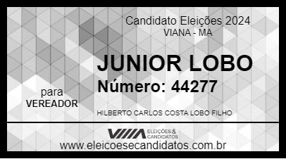 Candidato JUNIOR LOBO 2024 - VIANA - Eleições