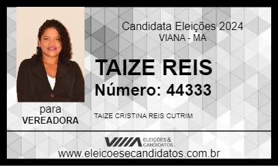 Candidato TAIZE REIS 2024 - VIANA - Eleições