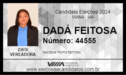 Candidato DADÁ FEITOSA 2024 - VIANA - Eleições