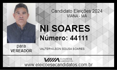 Candidato NI SOARES 2024 - VIANA - Eleições