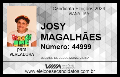 Candidato JOSY MAGALHÃES 2024 - VIANA - Eleições