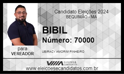 Candidato BIBIL 2024 - BEQUIMÃO - Eleições