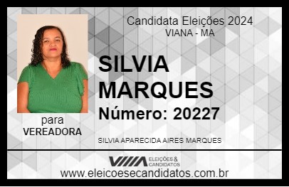 Candidato SILVIA MARQUES 2024 - VIANA - Eleições