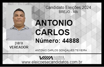 Candidato ANTONIO CARLOS 2024 - BREJO - Eleições