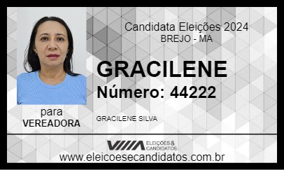 Candidato GRACILENE 2024 - BREJO - Eleições