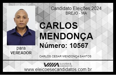 Candidato CARLOS MENDONÇA 2024 - BREJO - Eleições