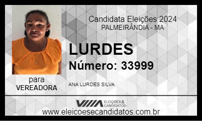 Candidato LURDES 2024 - PALMEIRÂNDIA - Eleições