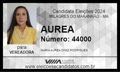 Candidato AUREA 2024 - MILAGRES DO MARANHÃO - Eleições