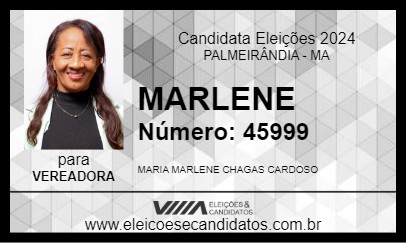 Candidato MARLENE 2024 - PALMEIRÂNDIA - Eleições